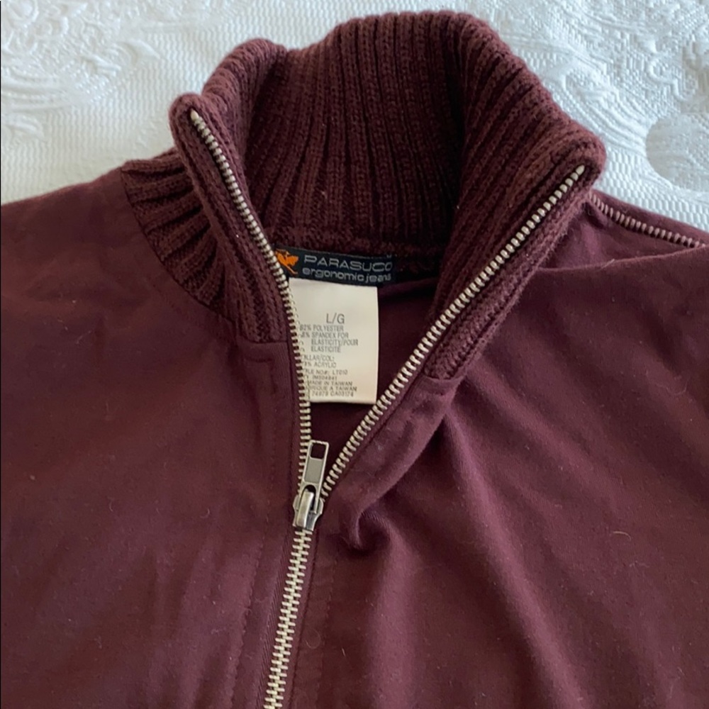 Burgundy Parasuco Jacket - Picture 4 of 9